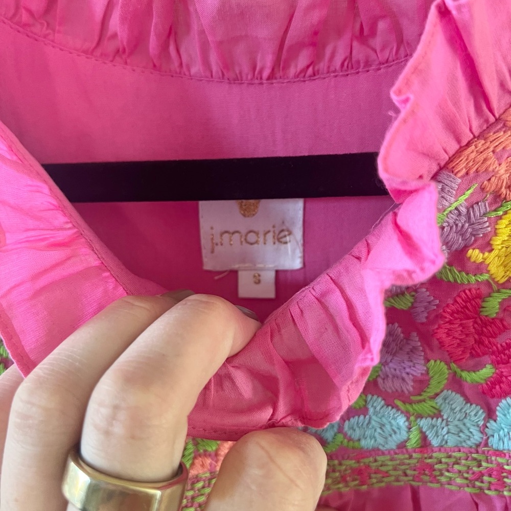 Pink Embroidered Women’s Dress